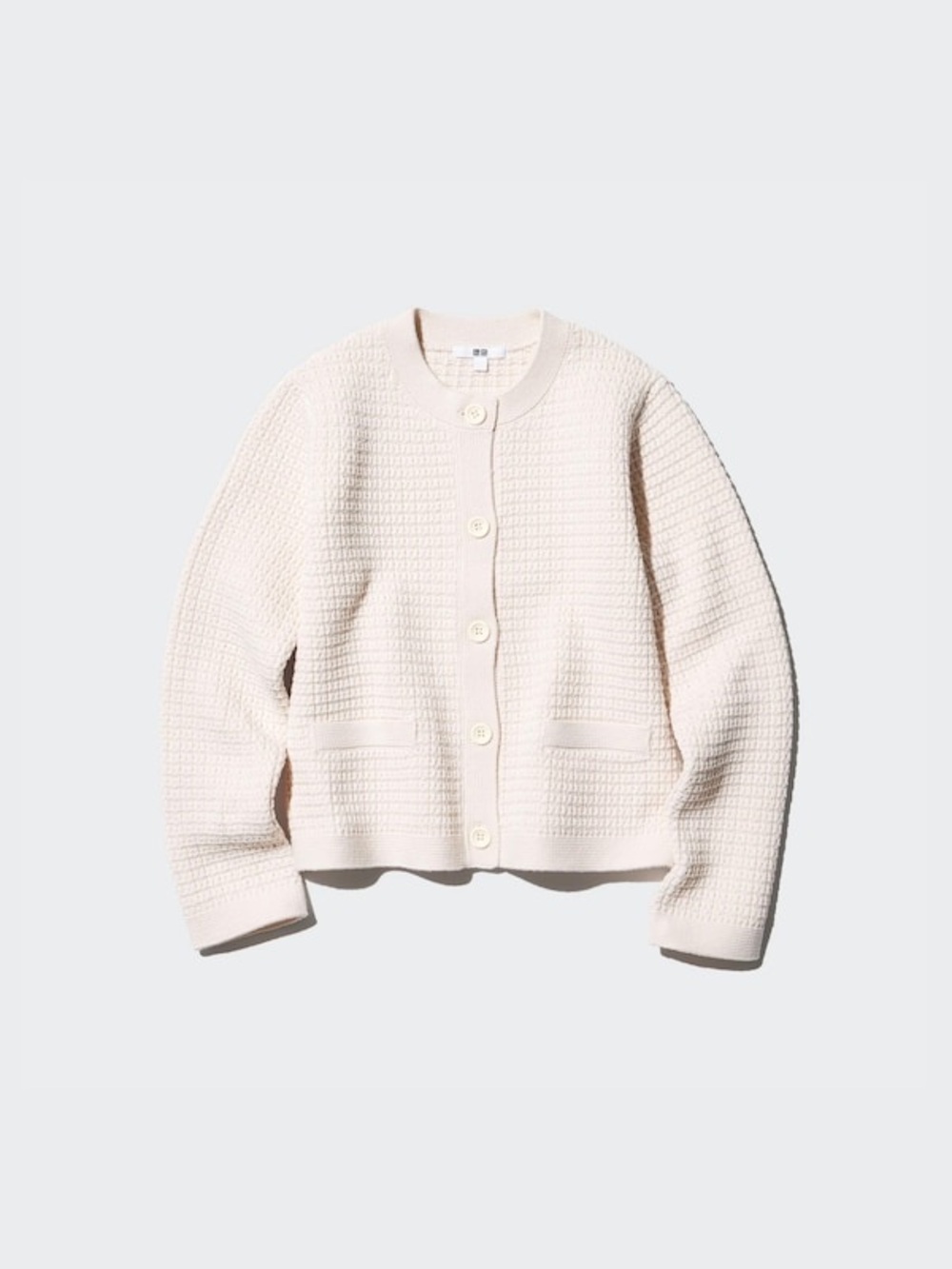 Uniqlo Off White Knitted Short Jacket